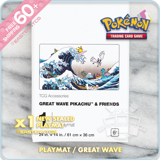 Playmat / Great Wave Pikachu & Friends – Pokemon TCG