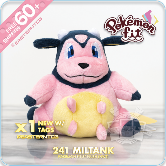 241 Miltank – 6" Pokemon Fit Palm Size Plush
