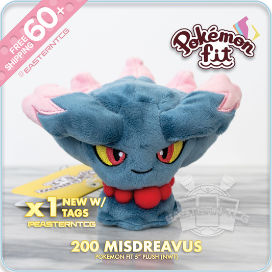 200 Misdreavus – 6" Pokemon Fit Palm Size Plush
