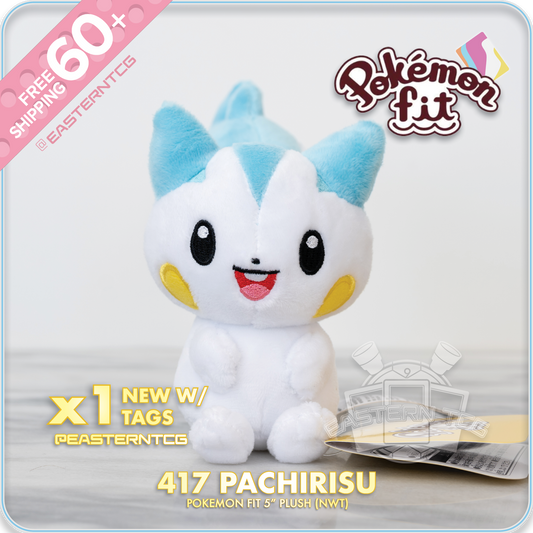 417 Pachirisu – 6" Pokemon Fit Palm Size Plush
