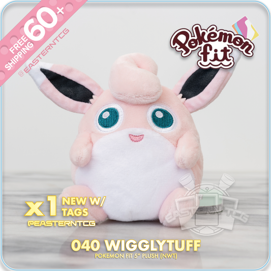 040 Wigglytuff – 6" Pokemon Fit Palm Size Plush